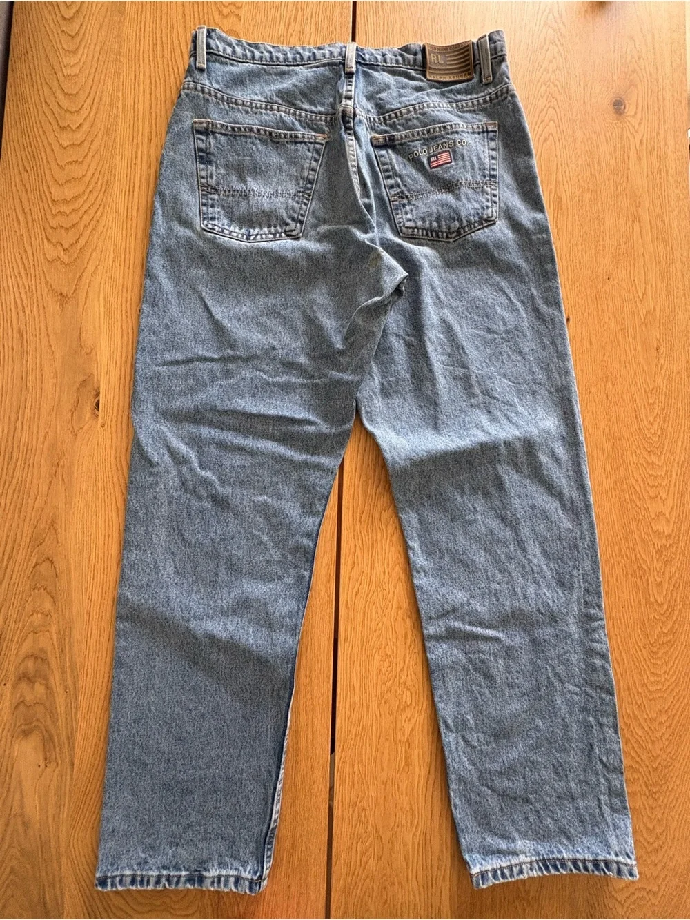 Vintage Polo Jeans Co Ralph Lauren Mens Denim Jeans 36x34 Straight Leg 90s⁠
